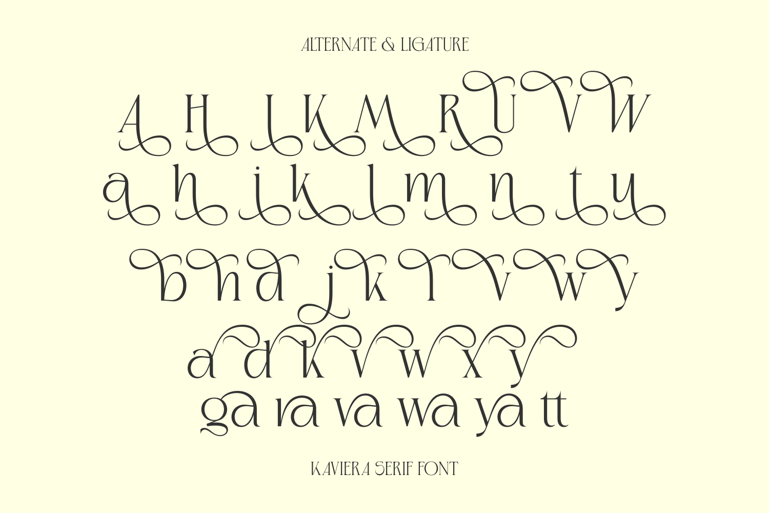 Kaviera Modern Stylish Serif Font — image 17