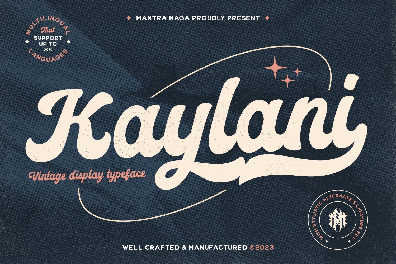 Kaylani - Vintage Script Display — image 1