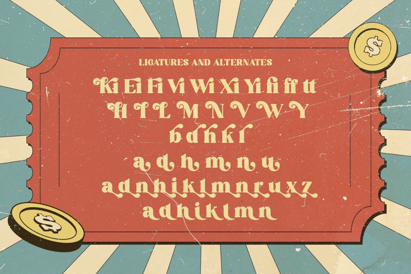 Kindfield Bold Retro Serif Font — image 11