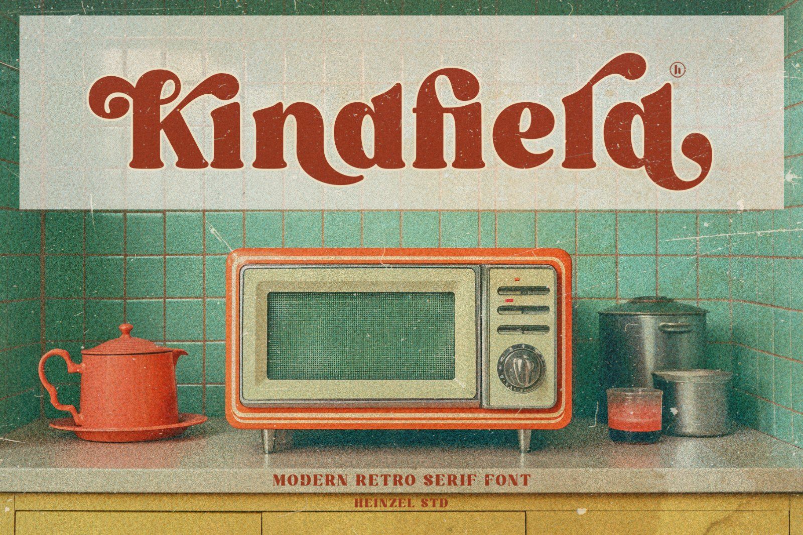 Kindfield Bold Retro Serif Font — image 1