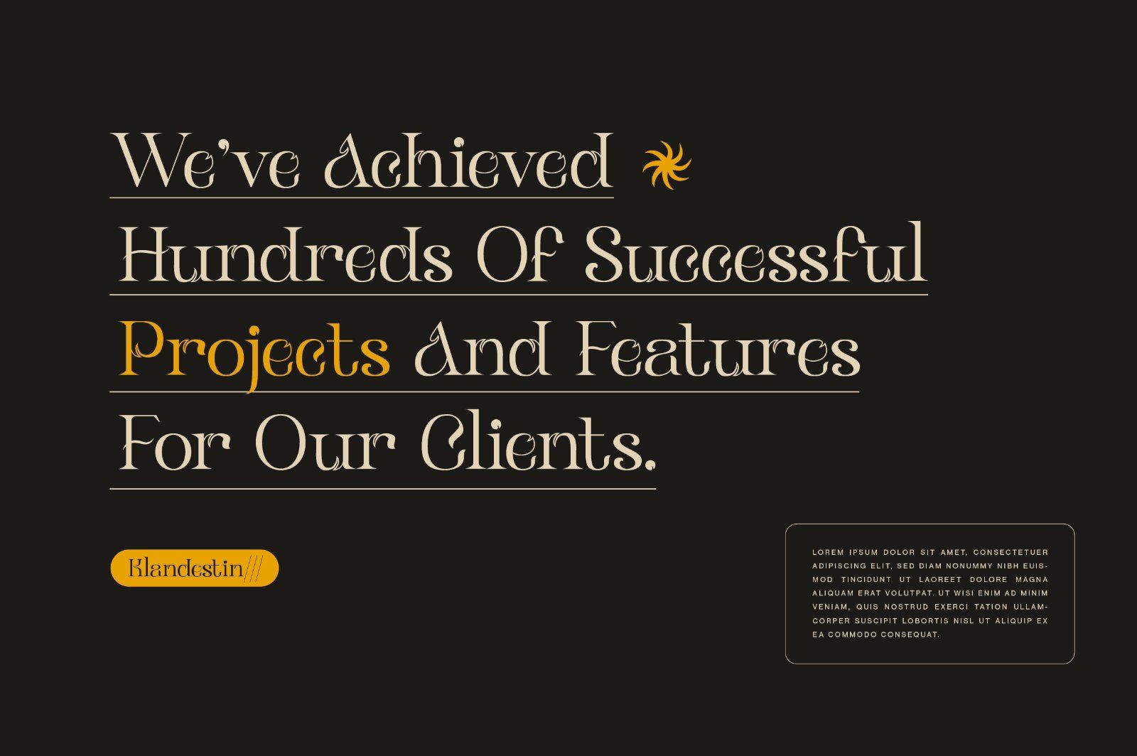 Klandestin Modern & Classical Serif — image 17