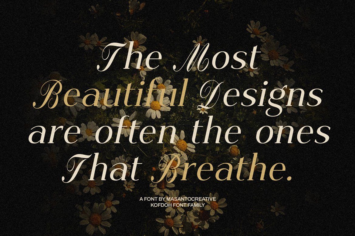 Kofdoh Elegant Serif Font Family