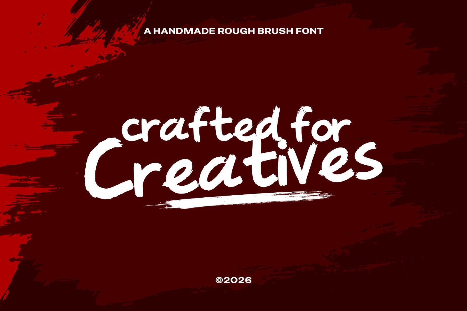 Kravush Font — Rough Brush Typeface — image 4
