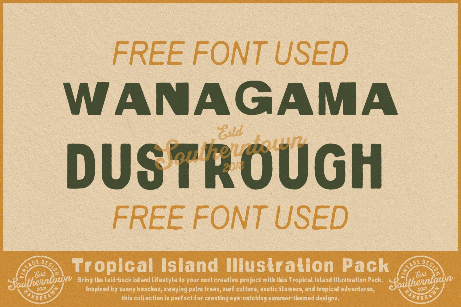 25 Tropical Island Illustrations — image 3