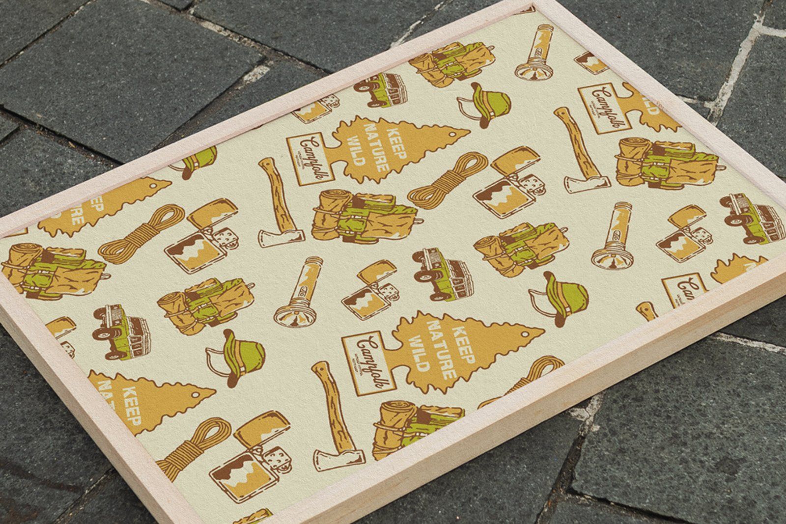 40 Outdoor Illustrations + Font use — image 2