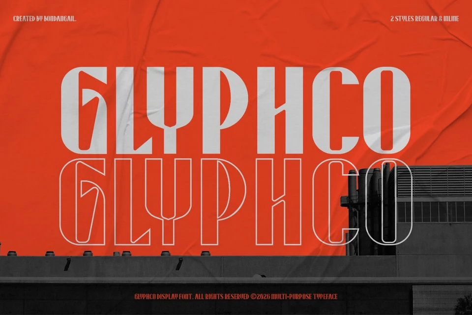 Glyphco | Modern Condensed Display Font