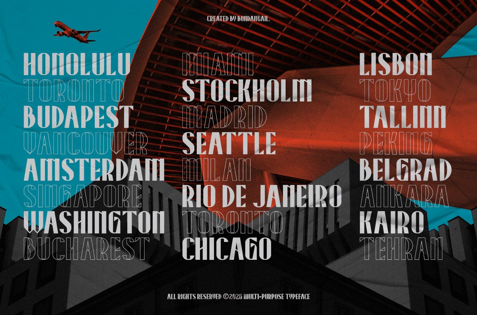 Glyphco | Modern Condensed Display Font — image 7