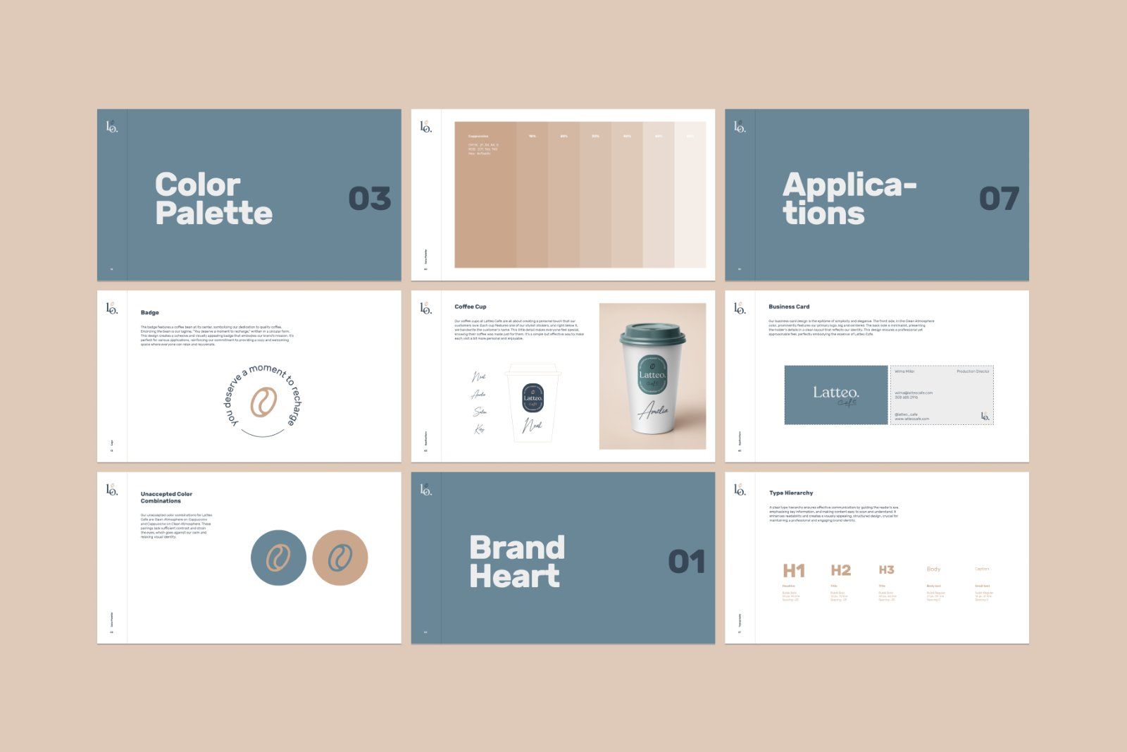 Latteo - Brand Guidelines Template — image 8