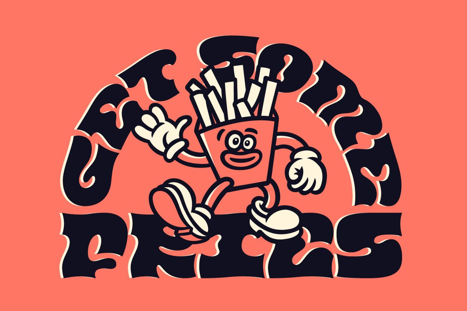 Lazy Dude - font and illustrations — image 4