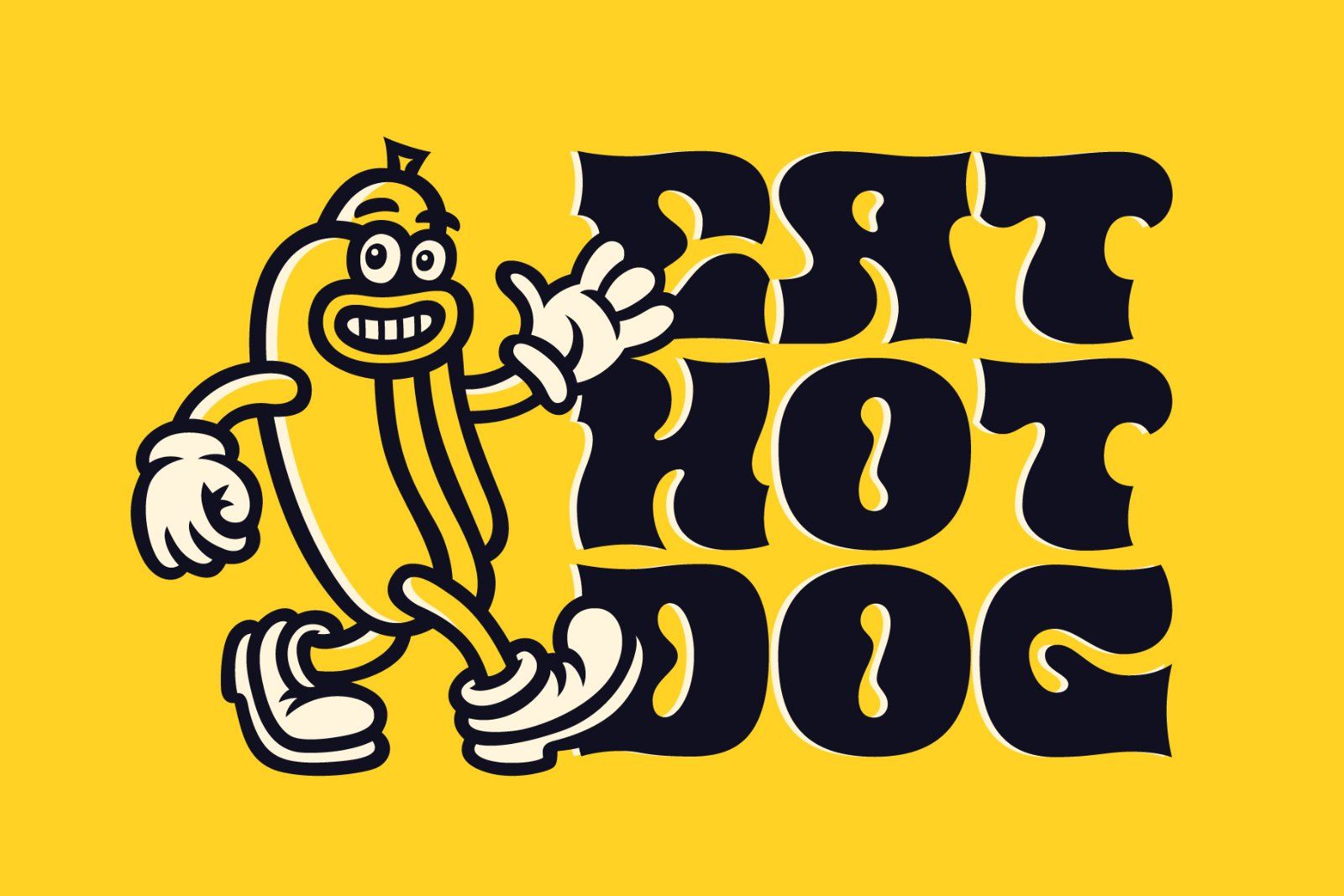 Lazy Dude - font and illustrations — image 6