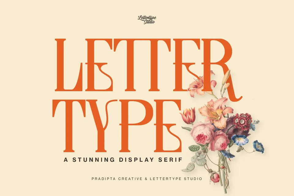 Lettertype a Editorial 90s Serif