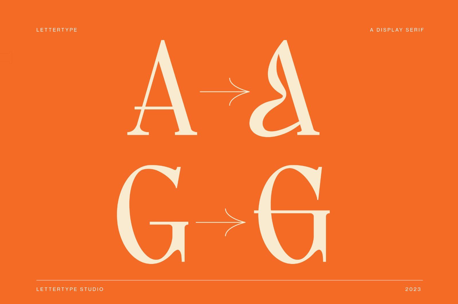 Lettertype a Editorial 90s Serif — image 7