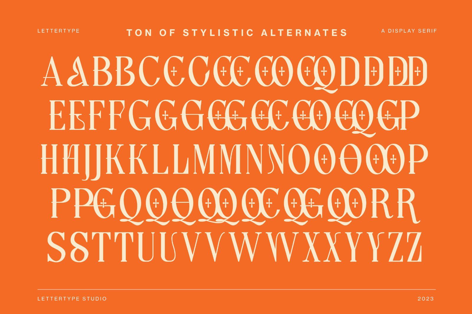 Lettertype a Editorial 90s Serif — image 8