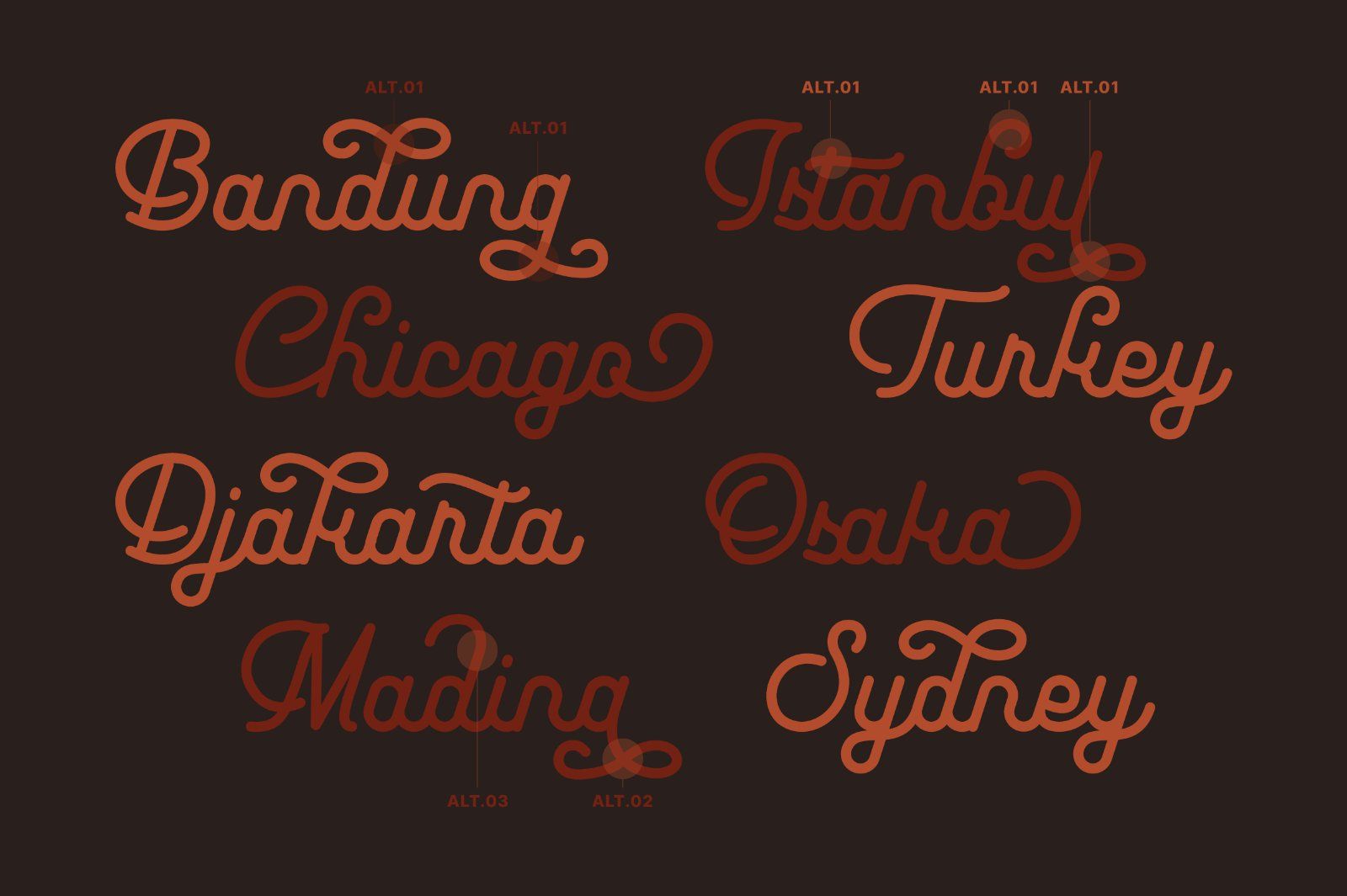 Leuthikline Beautiful Monoline Font — image 2