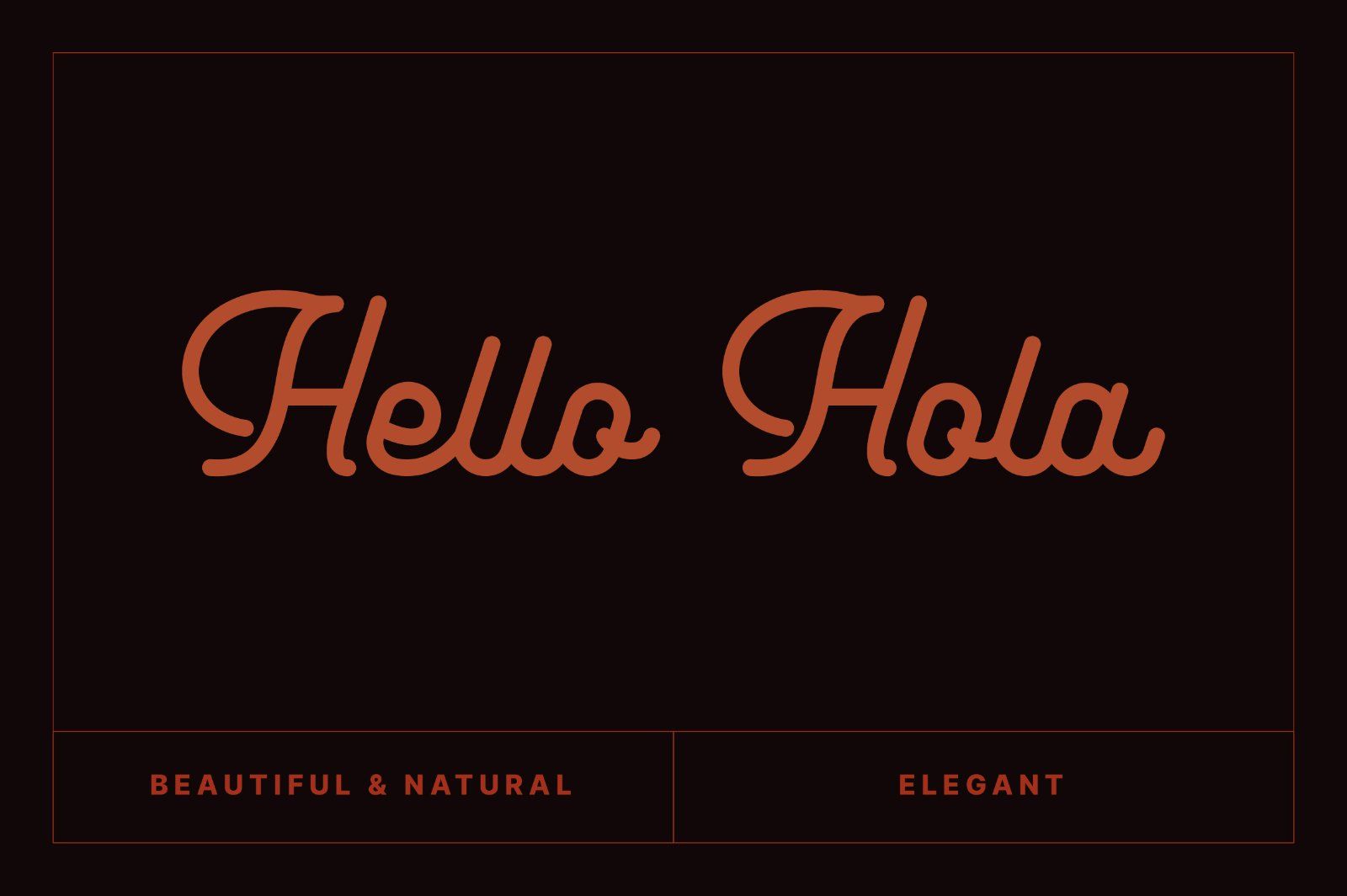 Leuthikline Beautiful Monoline Font — image 5