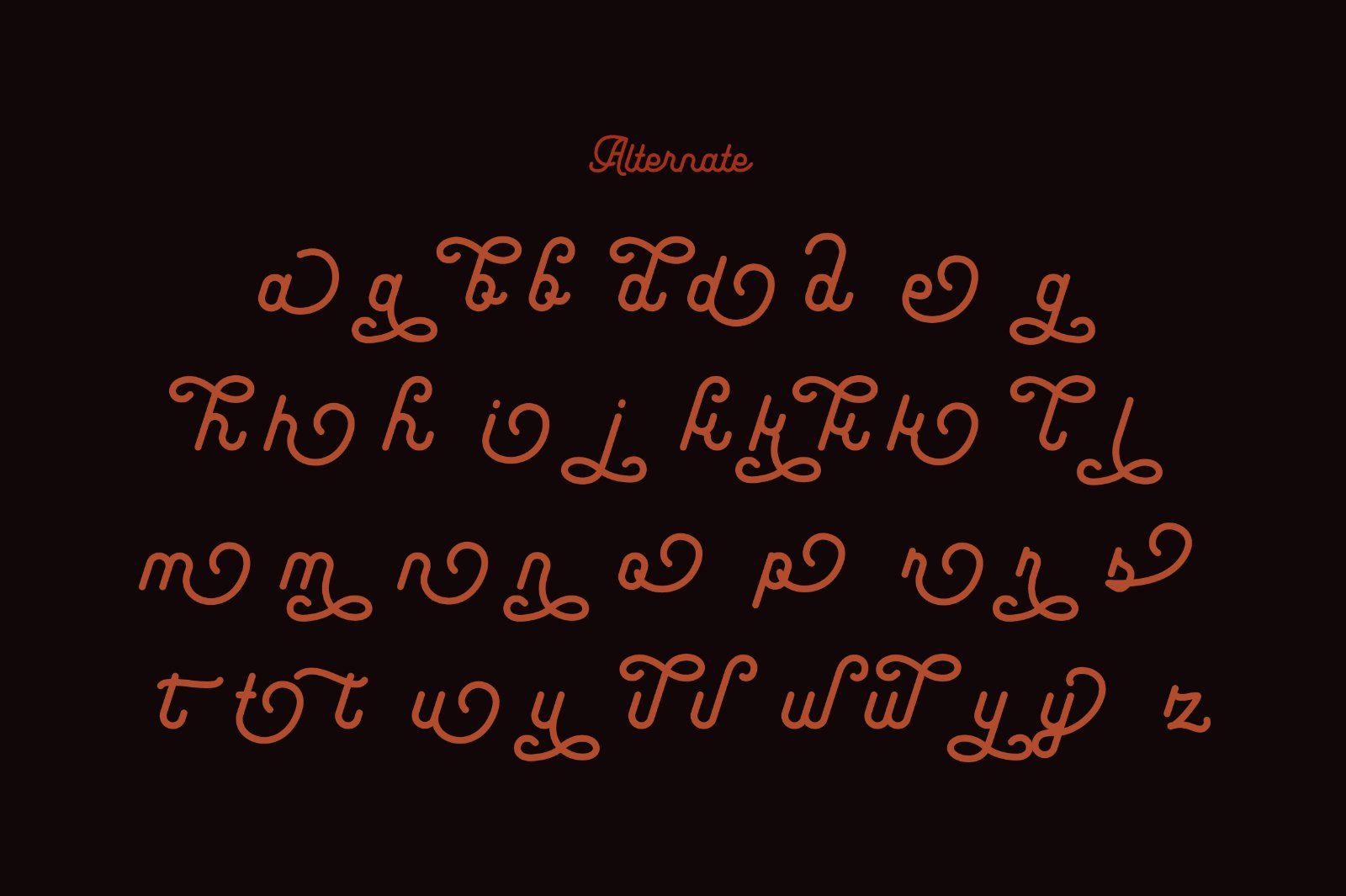 Leuthikline Beautiful Monoline Font — image 8