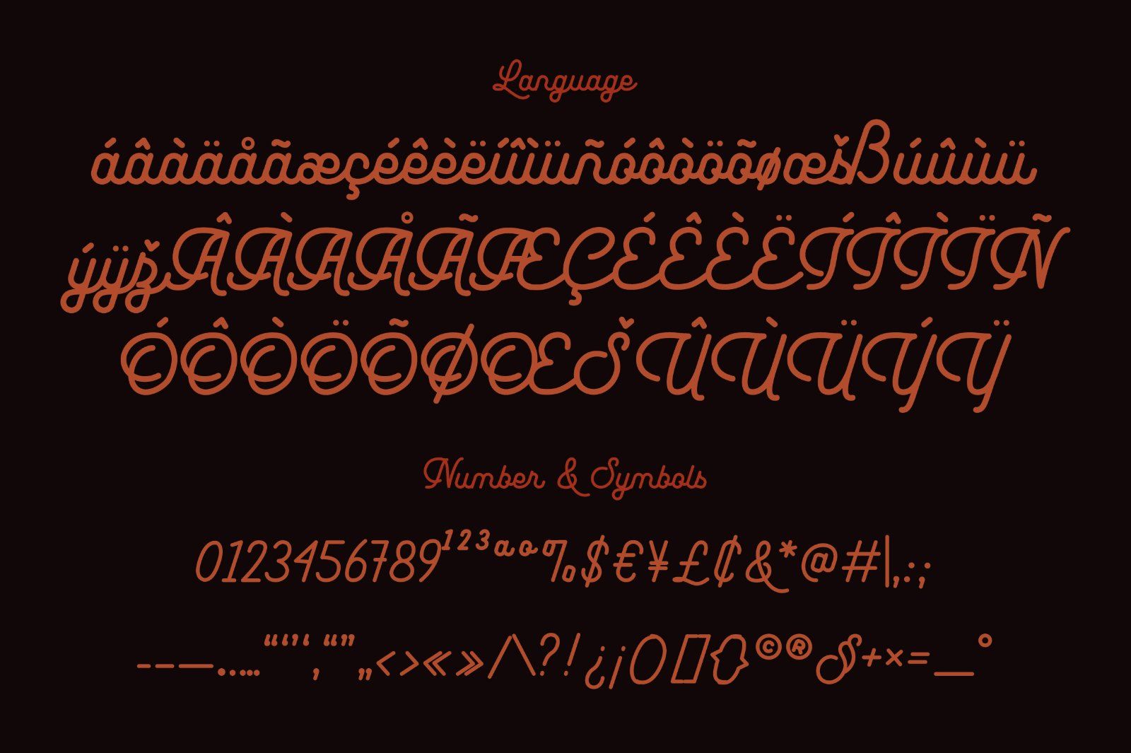 Leuthikline Beautiful Monoline Font — image 9