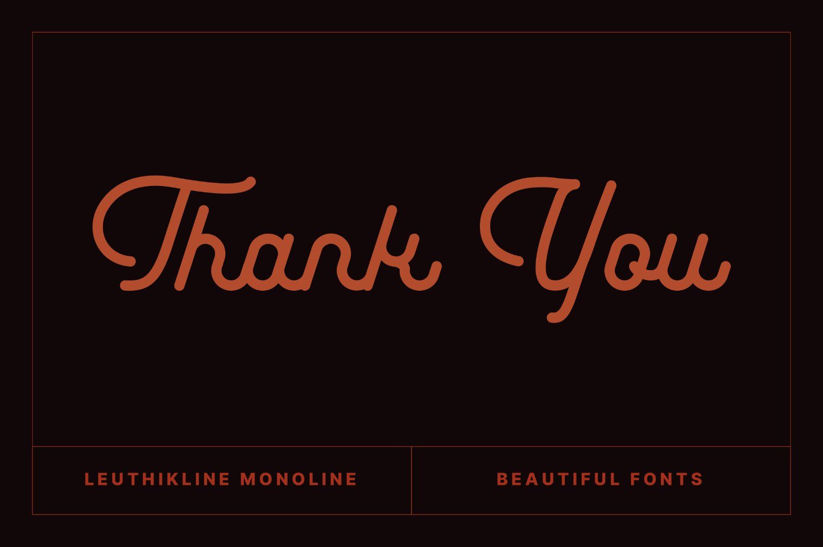 Leuthikline Beautiful Monoline Font — image 10