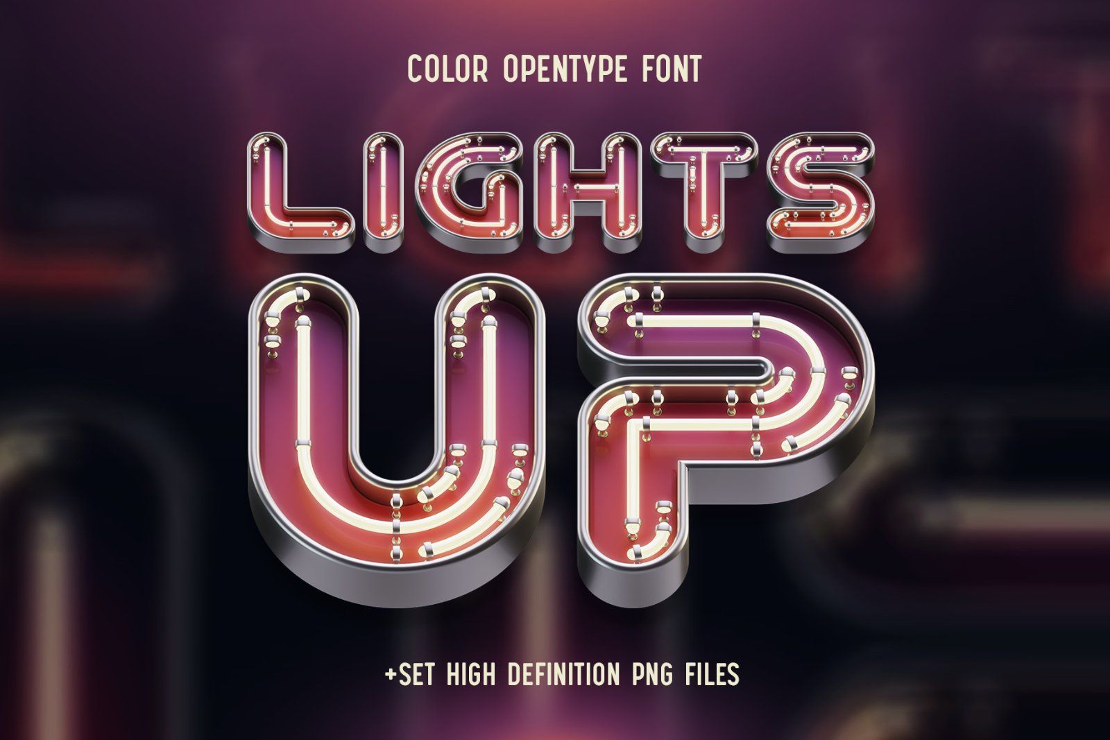 Lights UP color font — image 1