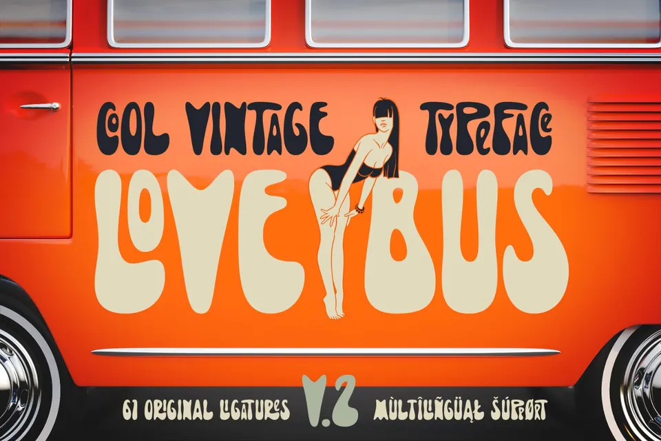 Lovebus v2 Groovy Font