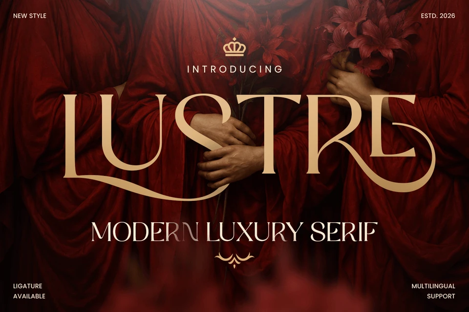 Lustre-Luxury Serif Font