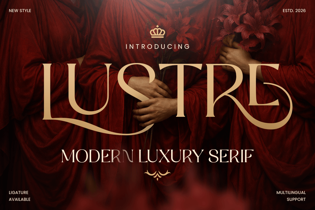 Lustre-Luxury Serif Font — image 1