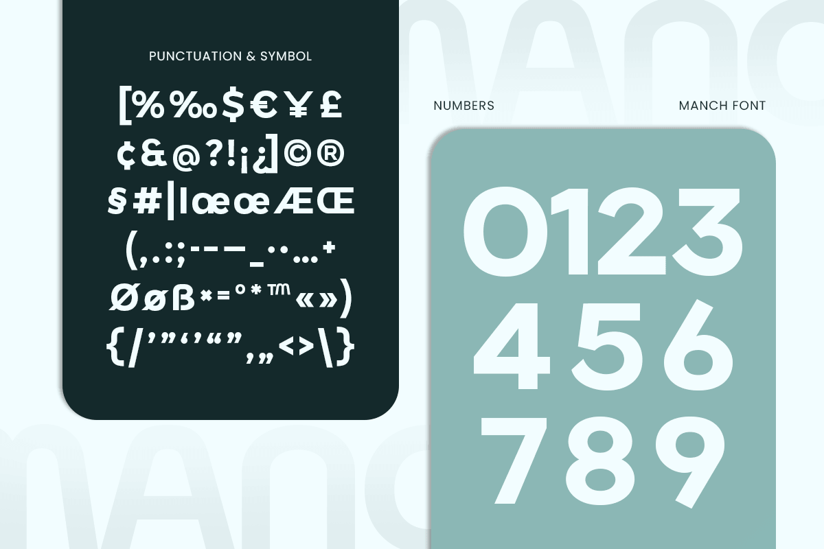Manch-Modern Logo Font — image 10