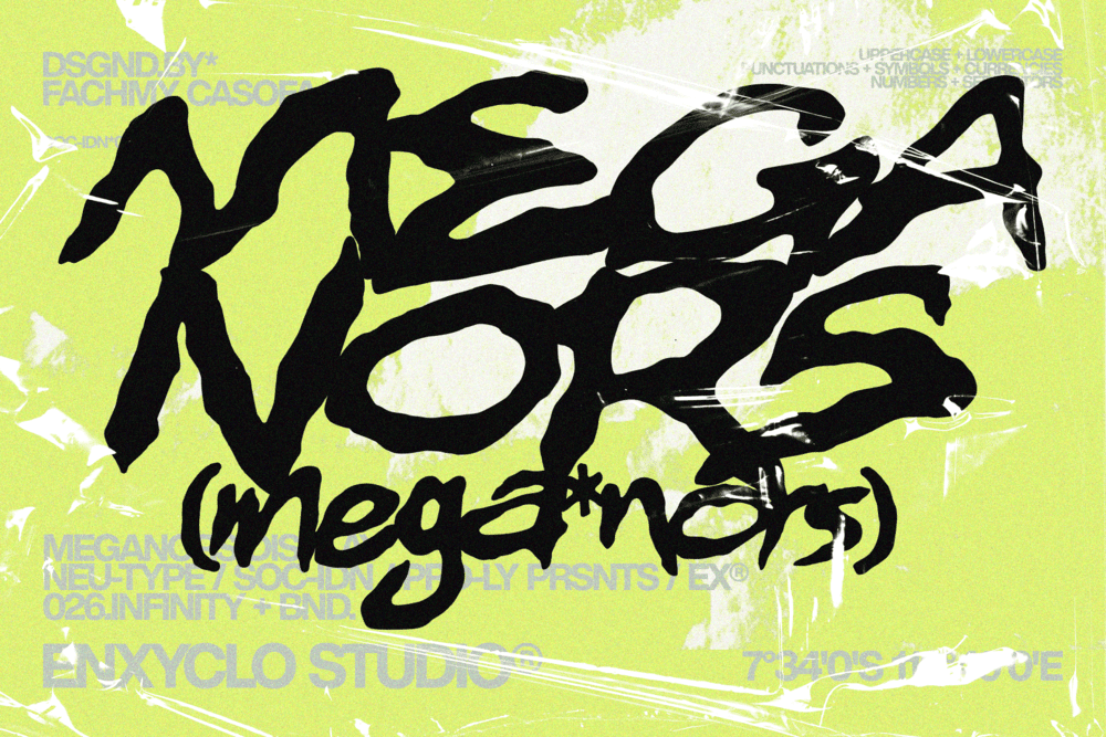 MEGANORS  — Modern Branding Font — image 1