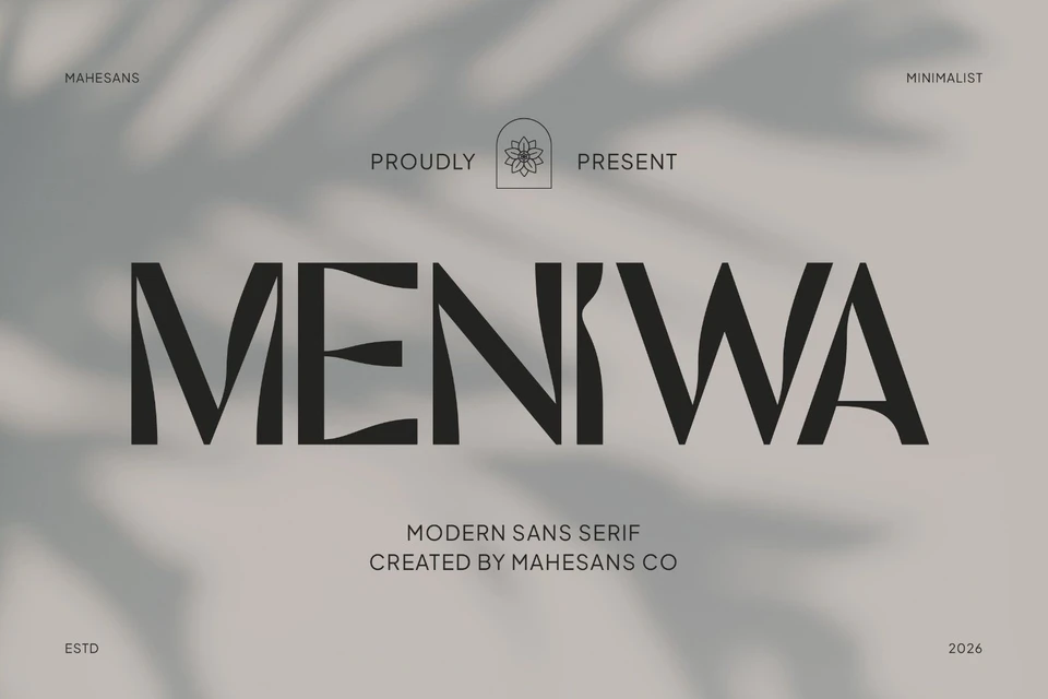 Meniwa – Elegant Modern Sans Serif