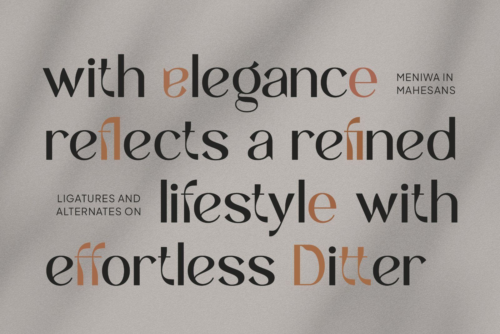 Meniwa – Elegant Modern Sans Serif