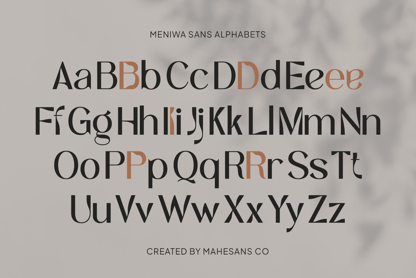 Meniwa – Elegant Modern Sans Serif
