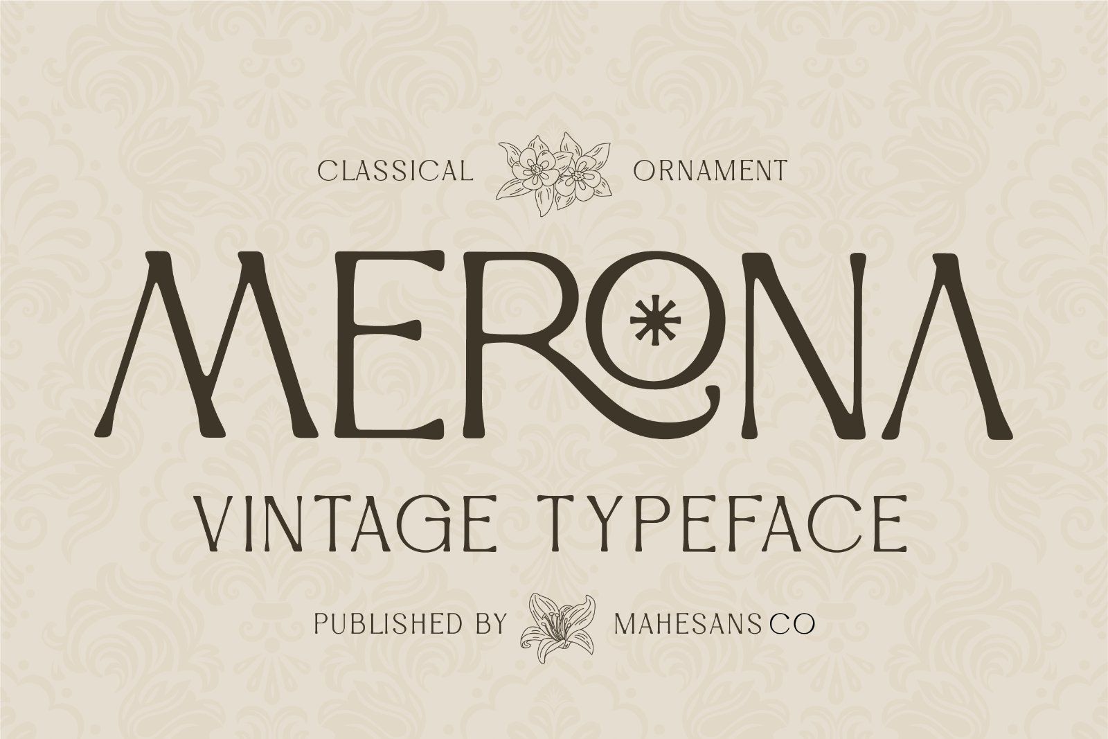 Merona – Vintage Display Typeface — image 1