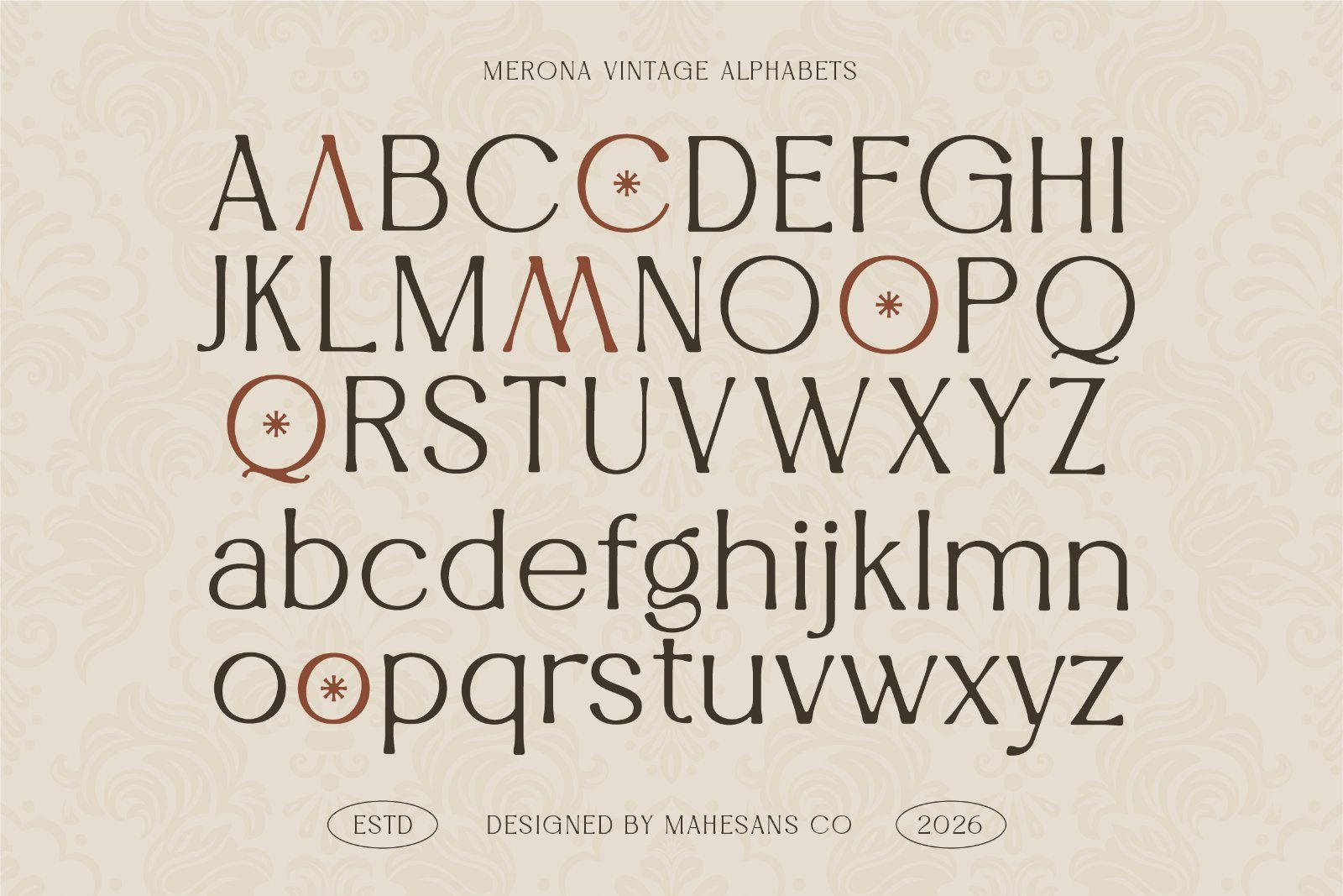 Merona – Vintage Display Typeface — image 9