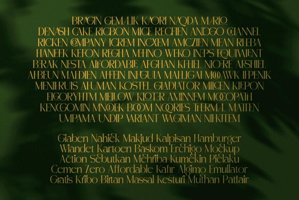 MADHIK BAGIMAR — Elegant Luxury Branding Font — image 11