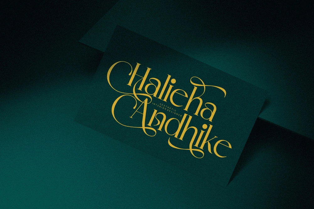 MADHIK BAGIMAR — Elegant Luxury Branding Font — image 12