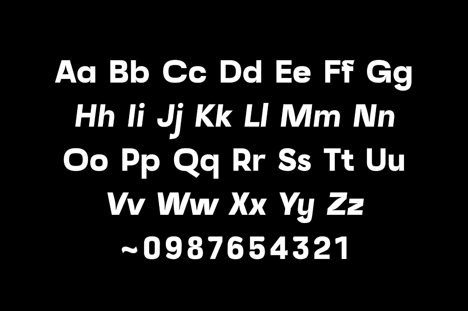 Mafle Type Grotesque a Geometric Sans Serif Family — image 8