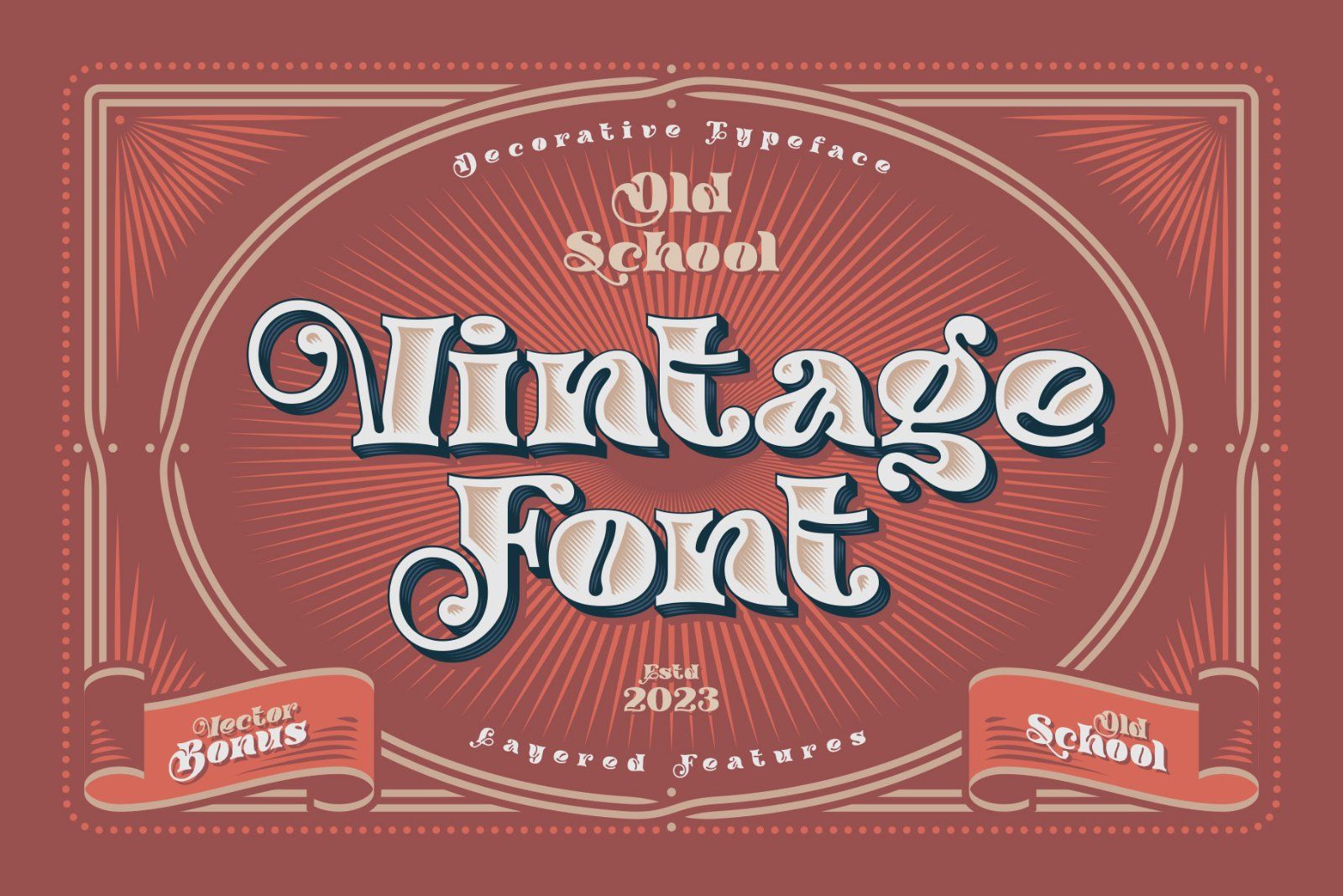 Maggie's Luck - Layered Display Font — image 2