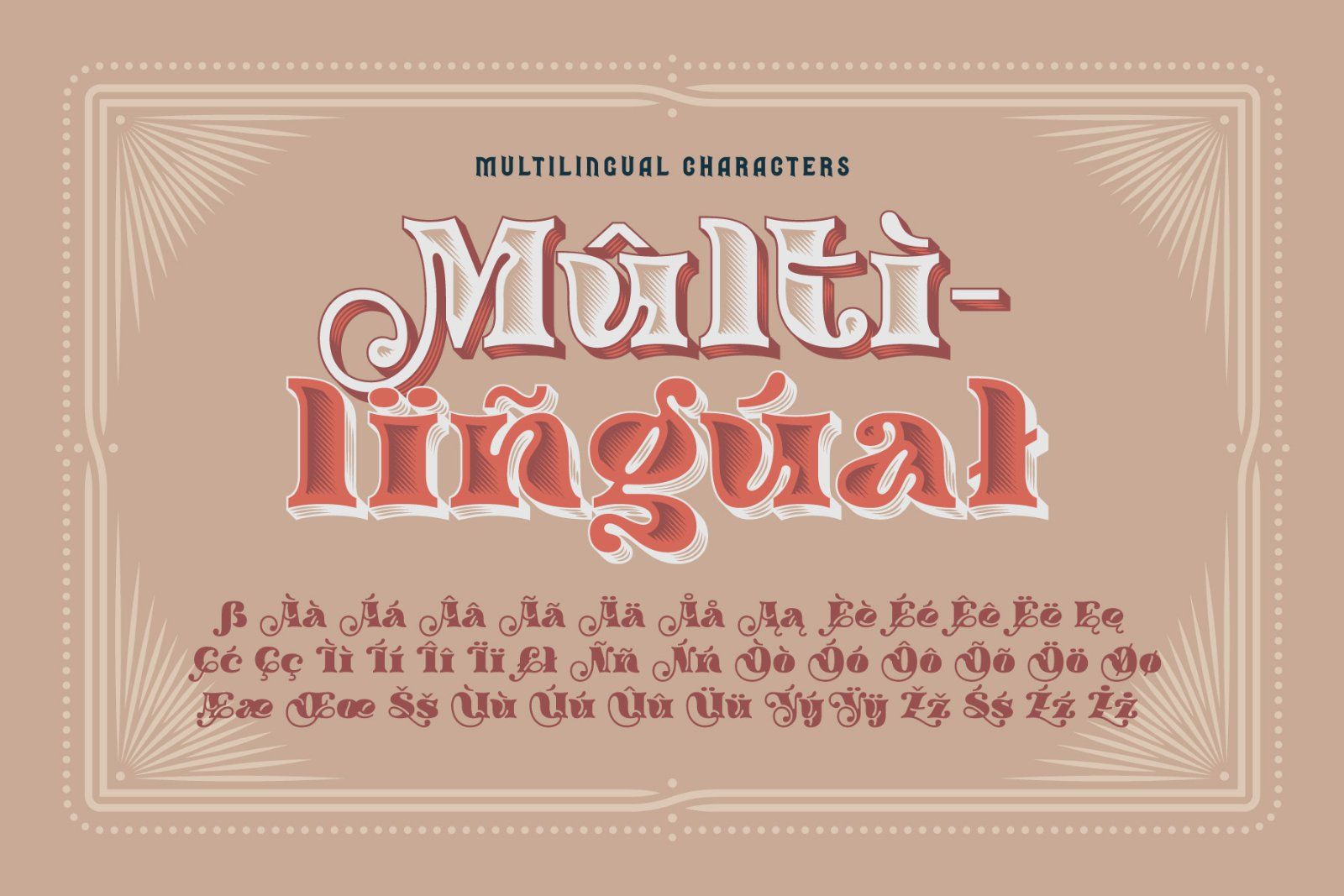 Maggie's Luck - Layered Display Font — image 6