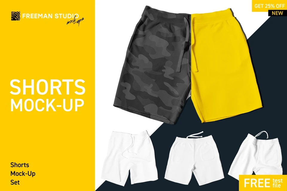 Shorts Mock-Up Set