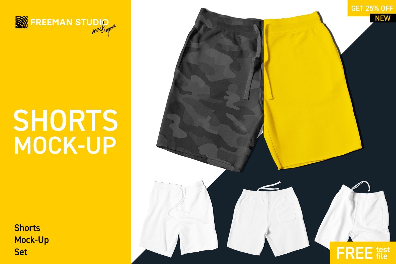 Shorts Mock-Up Set