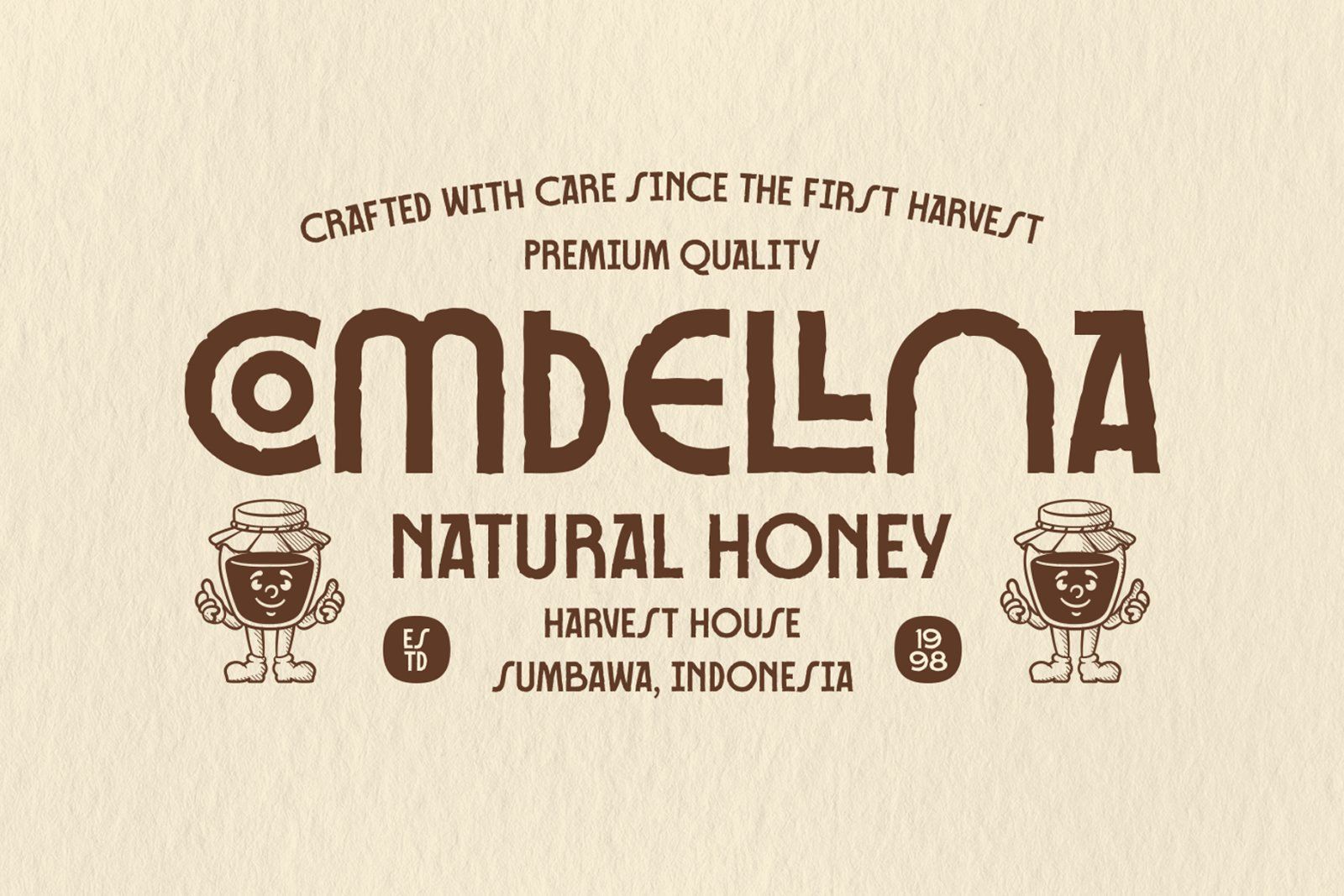 Makura Rough Artifact Display Font — image 2