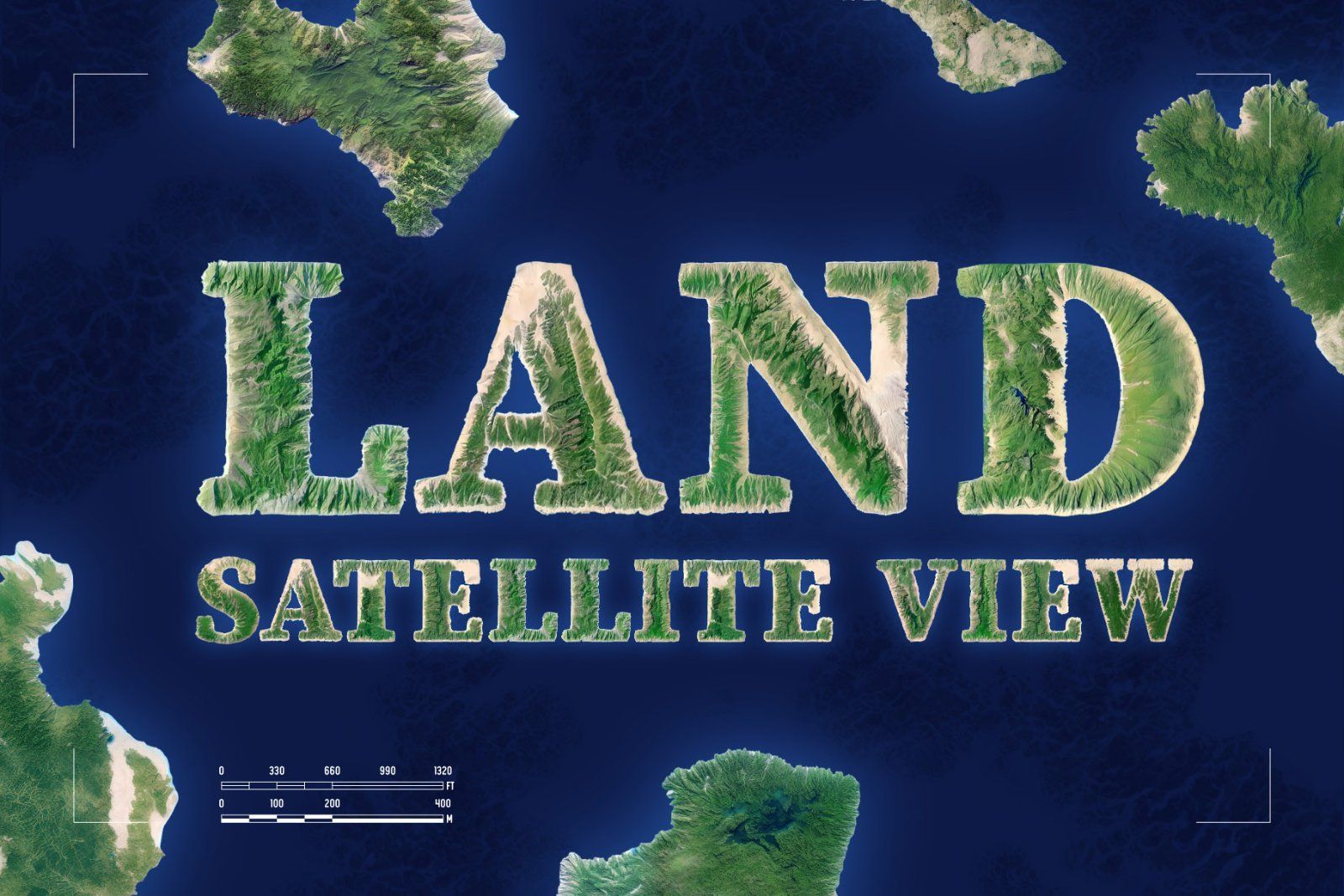 Island Map - Color Bitmap Font — image 3