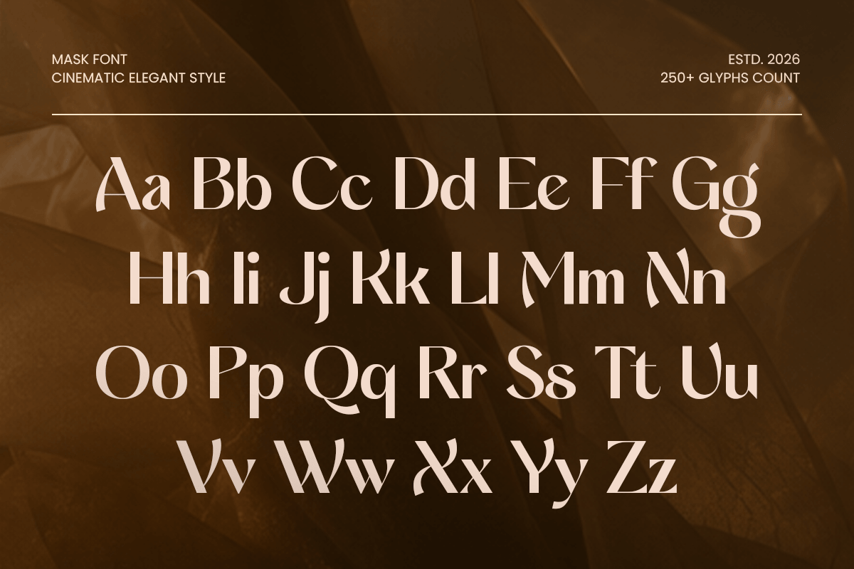 Mask-Cinematic Luxury Font — image 10