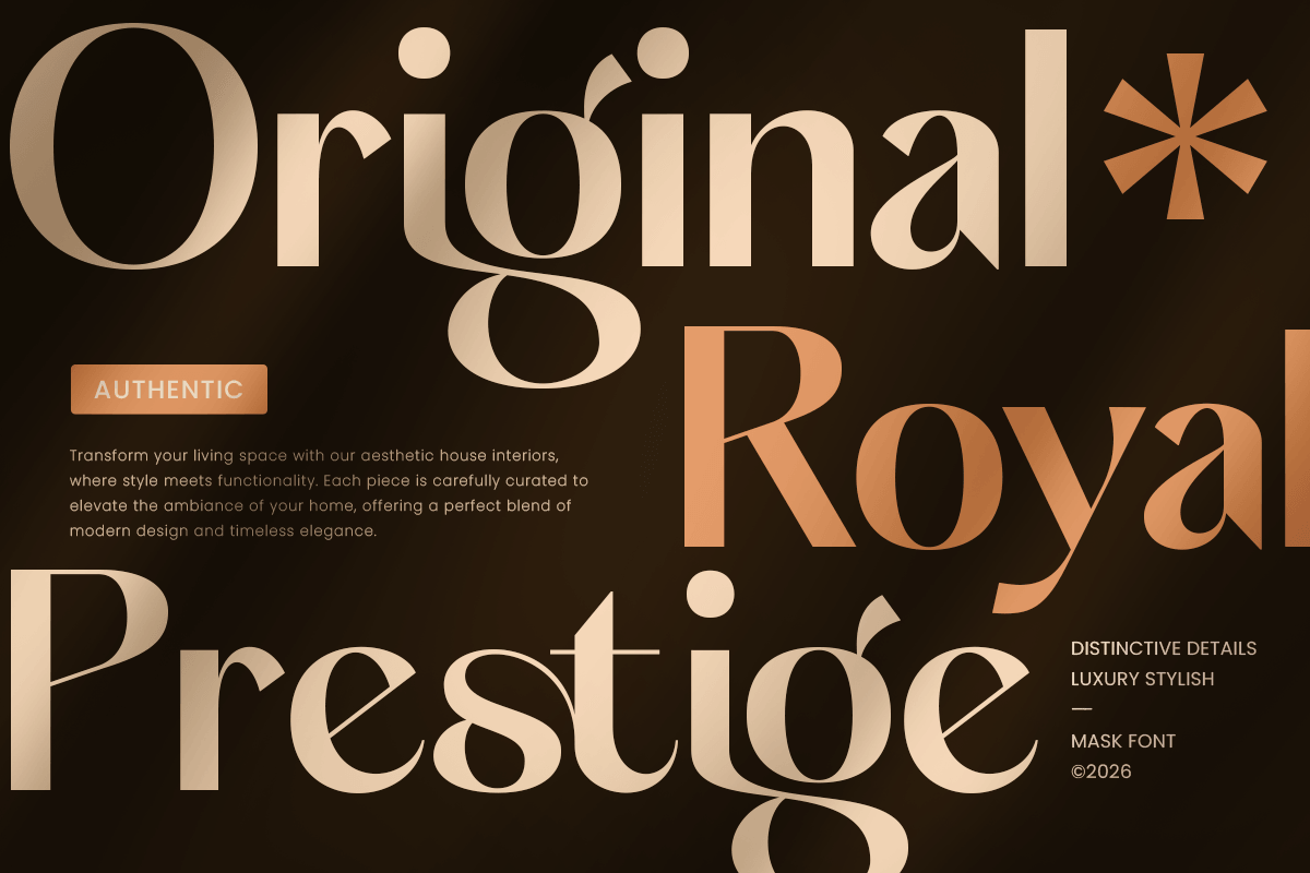 Mask-Cinematic Luxury Font — image 6