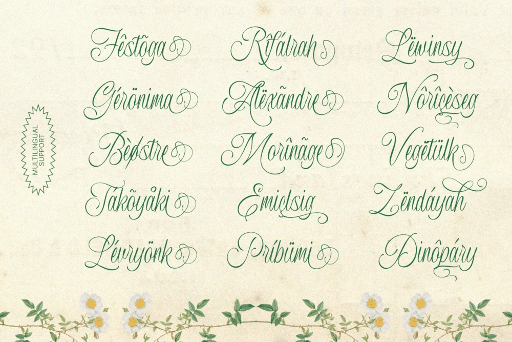 MAULIEDA REMIGHE — Elegant Luxury Wedding Font — image 10