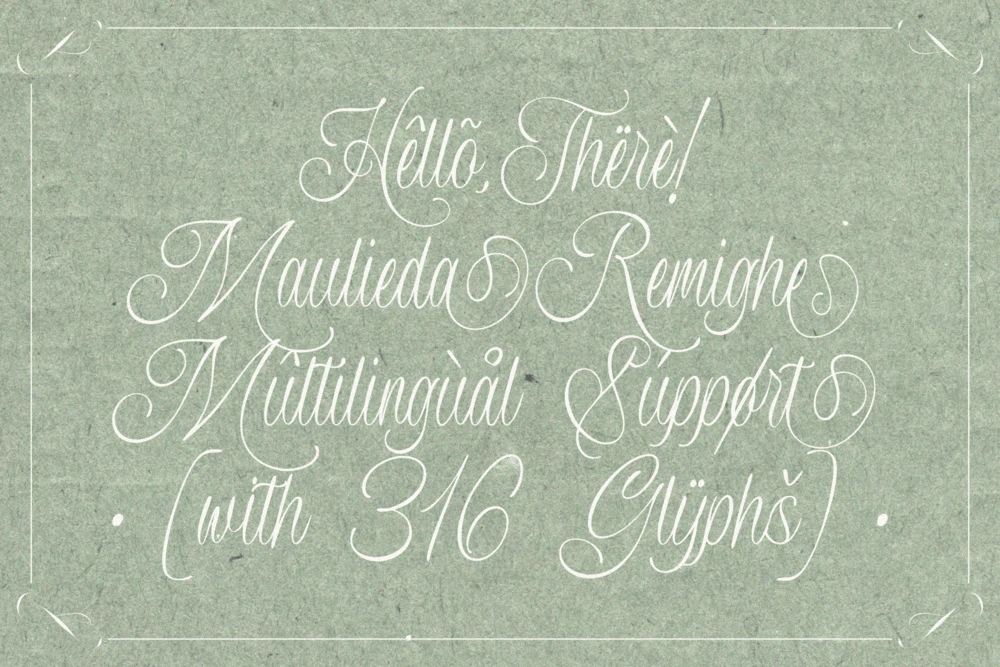 MAULIEDA REMIGHE — Elegant Luxury Wedding Font — image 15