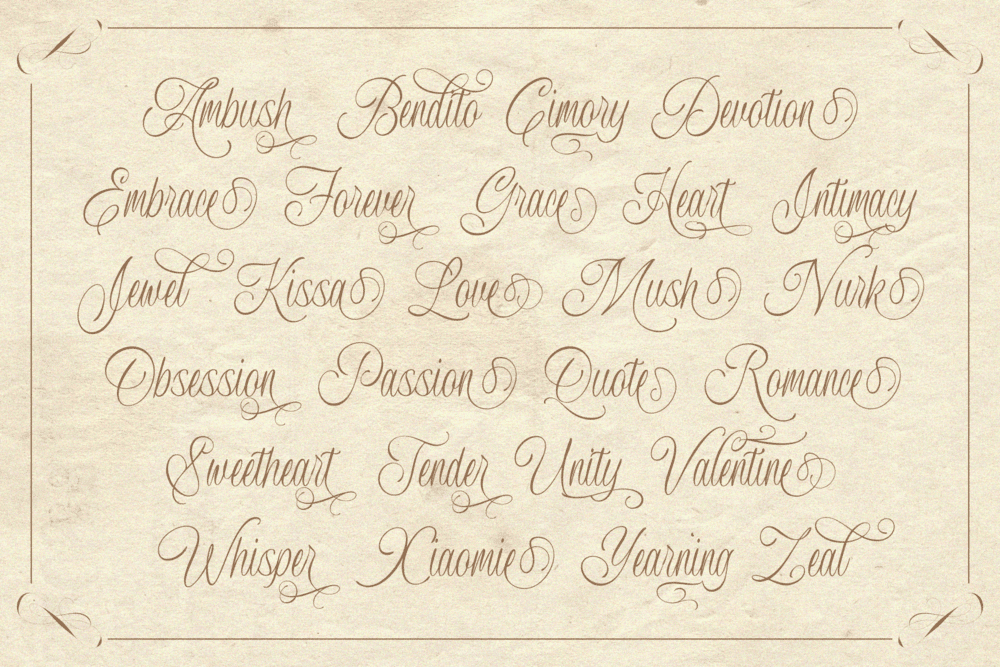 MAULIEDA REMIGHE — Elegant Luxury Wedding Font — image 4