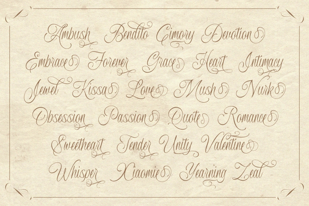 MAULIEDA REMIGHE — Elegant Luxury Wedding Font — image 4