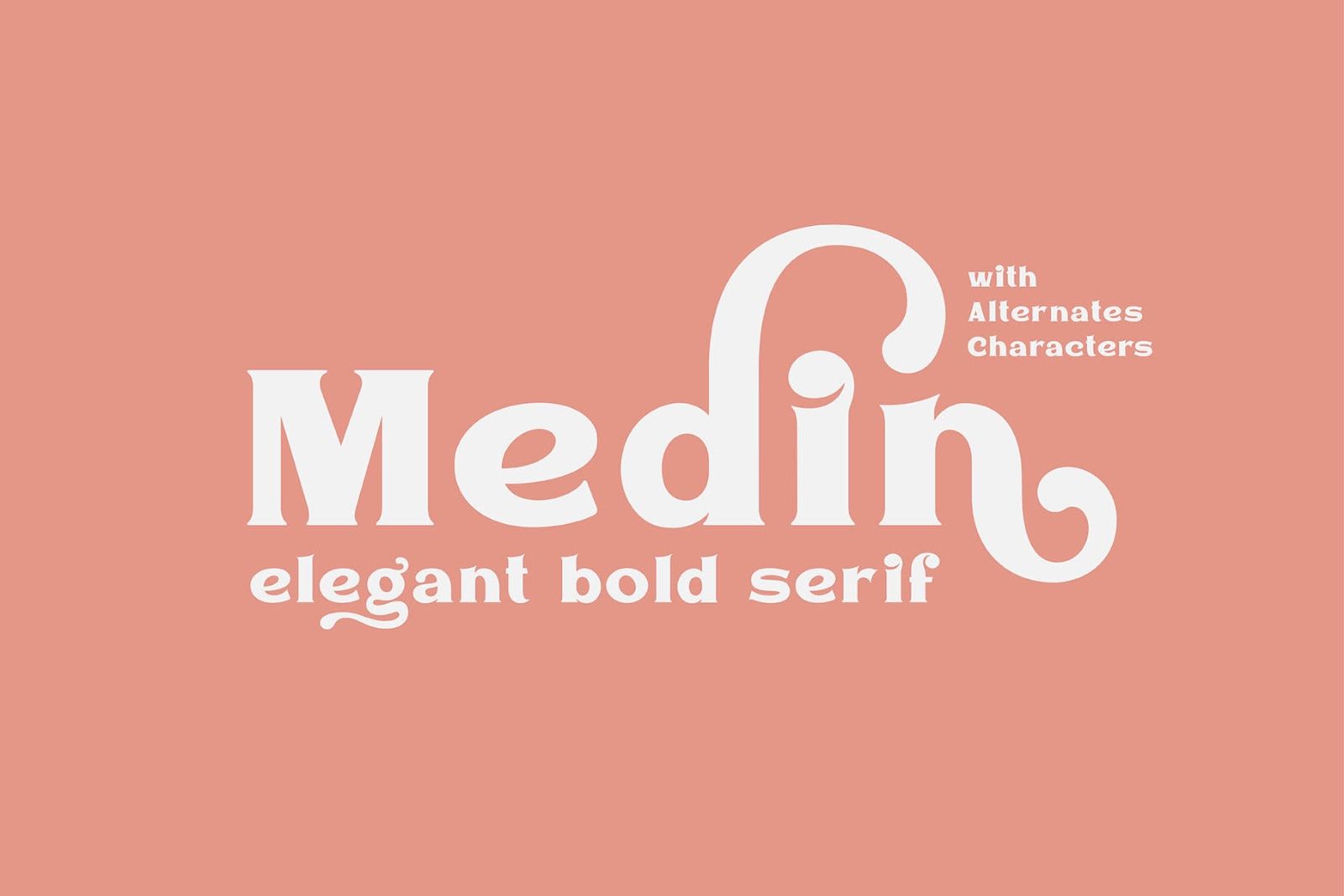 Medin – Elegant Bold Serif