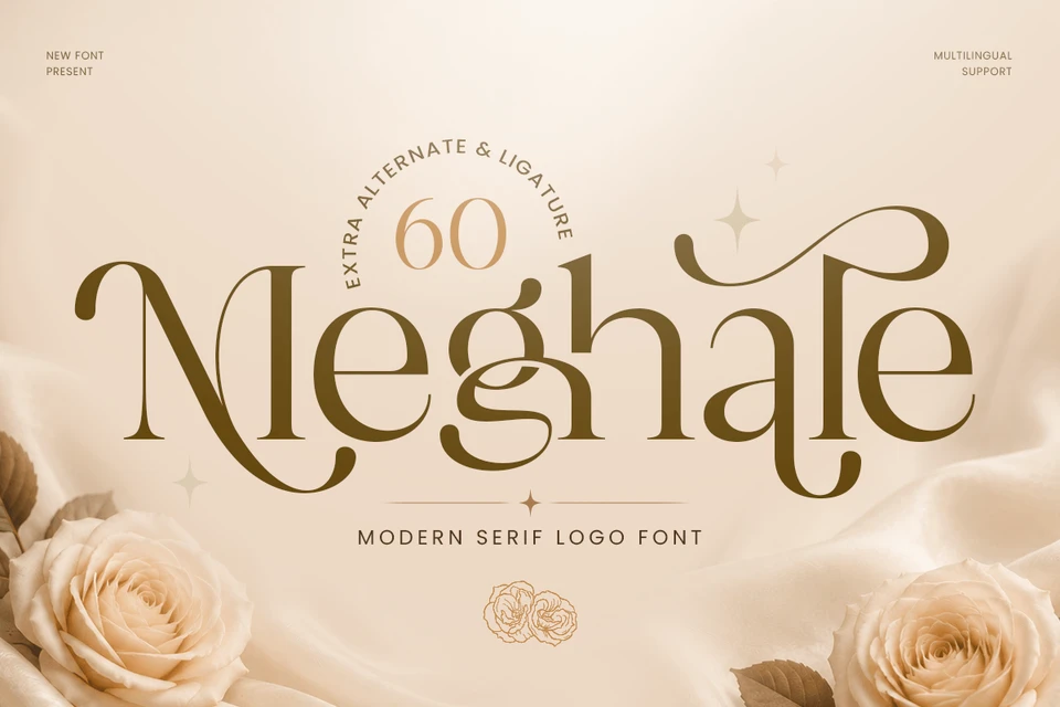 Meghale-Modern Serif Font
